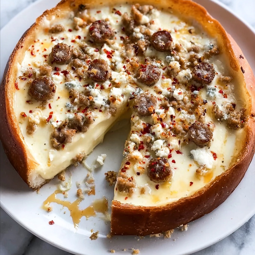 Hot Sausage Feta Honey Pizza: 5 Bold Flavors to Indulge Recipe - Recipe Image