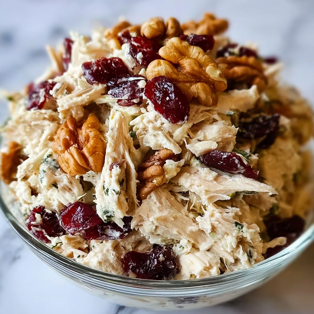 Cranberry Walnut Chicken Salad Recipe - Recipe Image