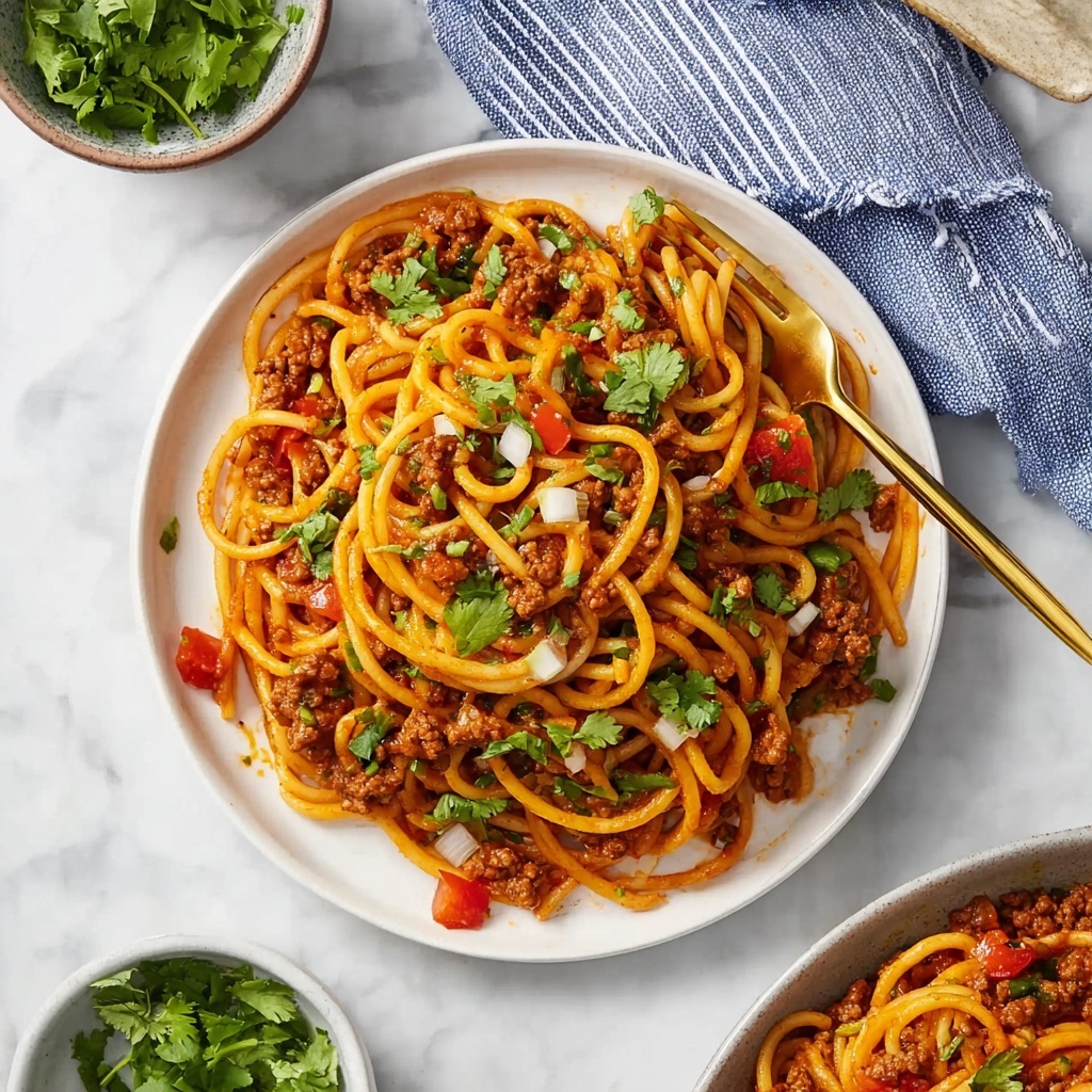 Taco Spaghetti Recipe - Recipe Image