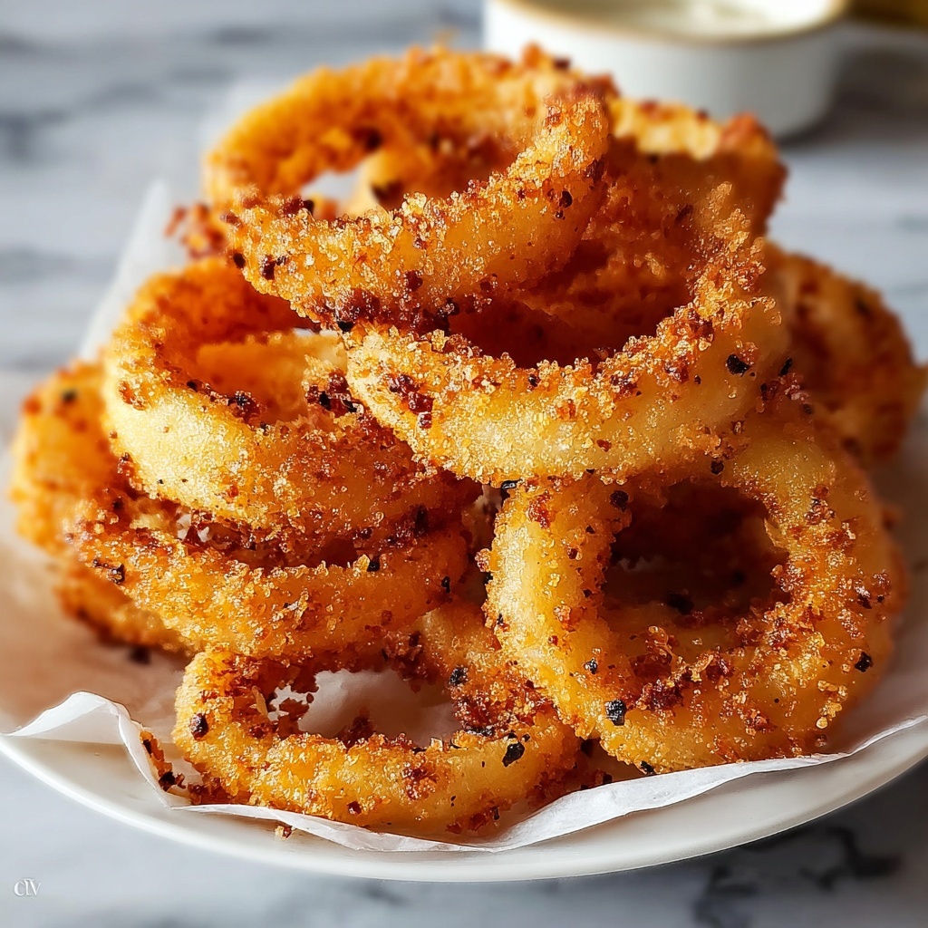 Crispy Fried Onion Rings Recipe - Recipe Image