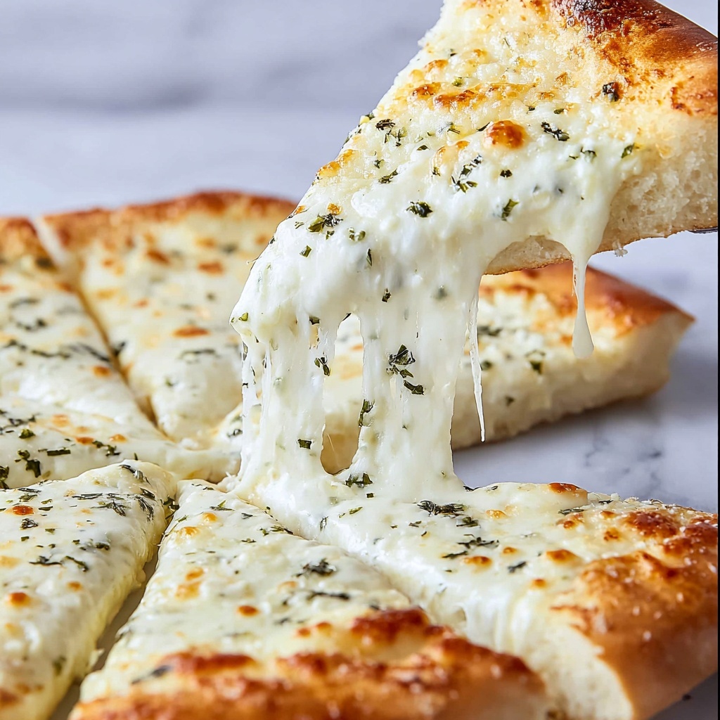 White Pizza with Ricotta, Mozzarella, and Fresh Herbs Recipe - Recipe Image