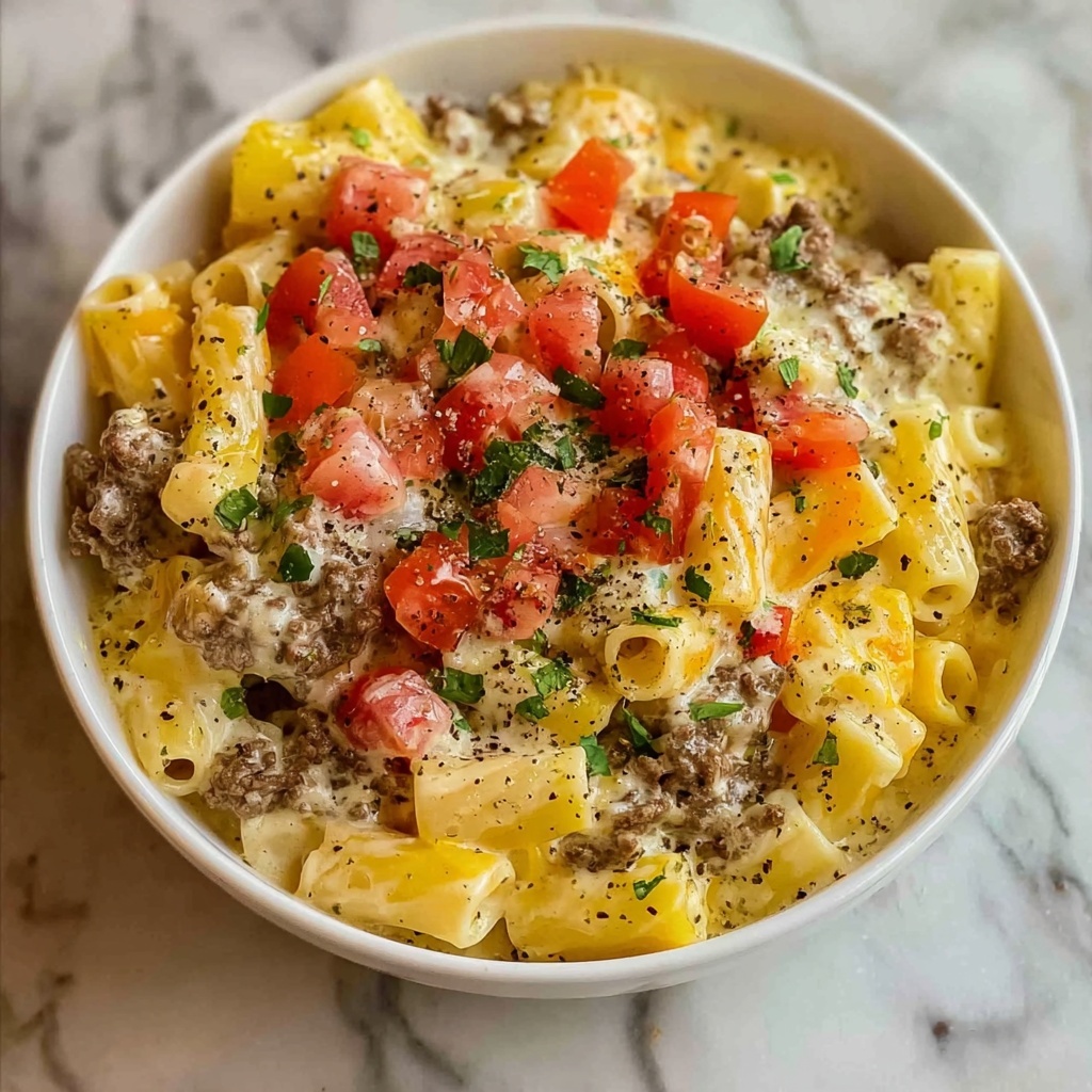One-Pot Creamy Taco Pasta Recipe - Recipe Image