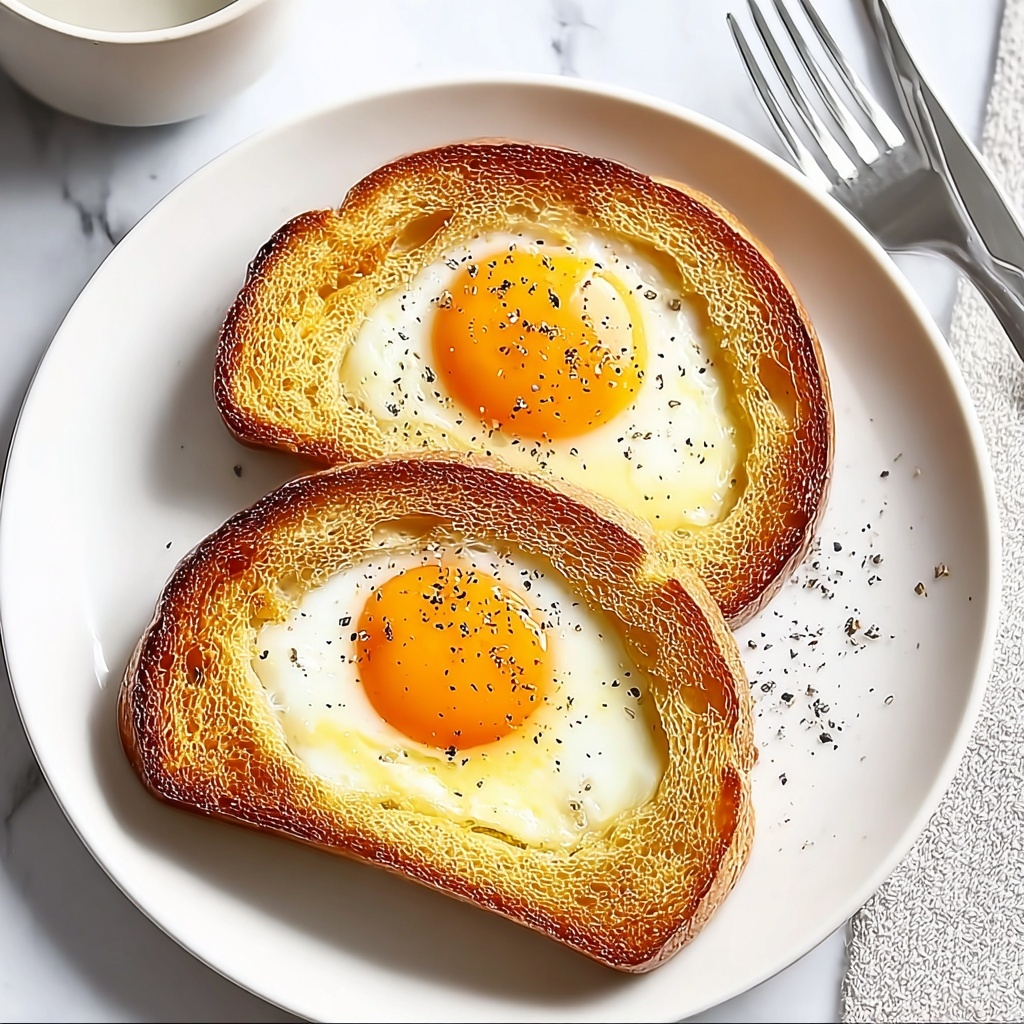 Savory Air Fryer Egg Toast Recipe - Recipe Image