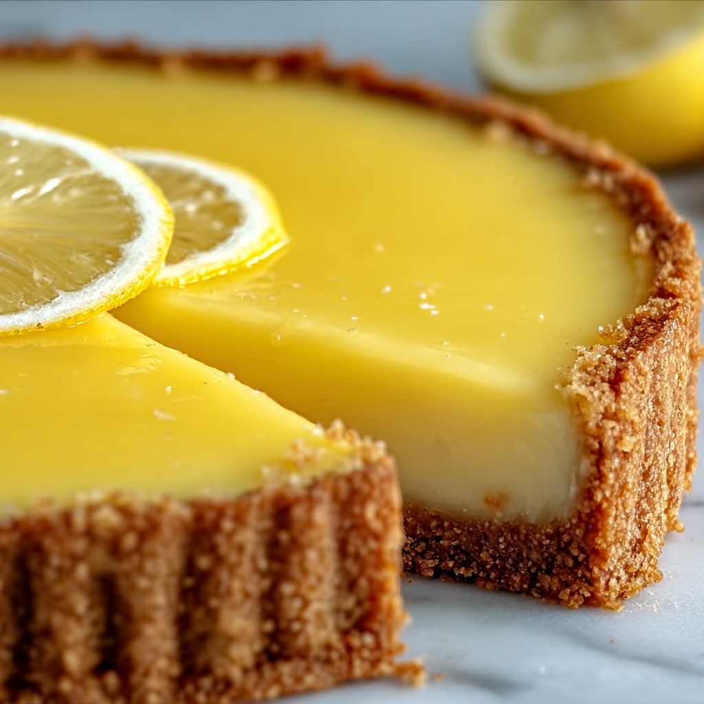 Grandma’s Lemon Custard Cake: A Slice of Sunshine Bliss Recipe - Recipe Image