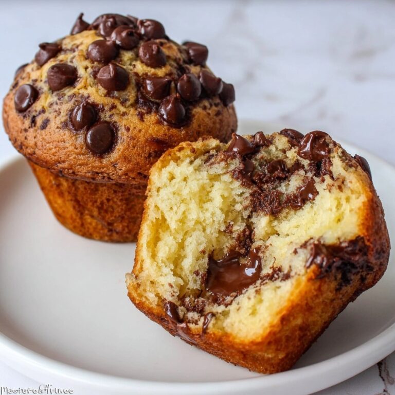 Healthy Banana Chocolate Chip Muffins Recipe