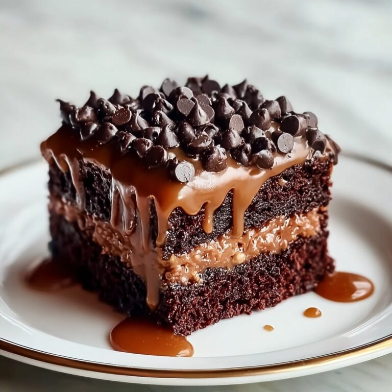 German Chocolate Poke Cake Recipe