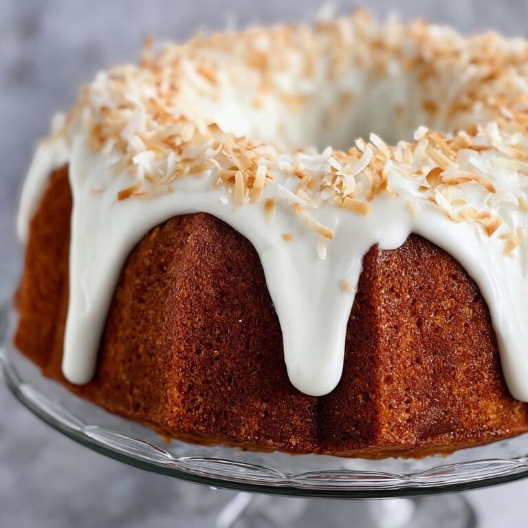 Coconut Bundt Cake with Coconut Frosting Recipe