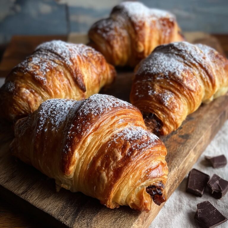 Chocolate Almond Croissants Recipe