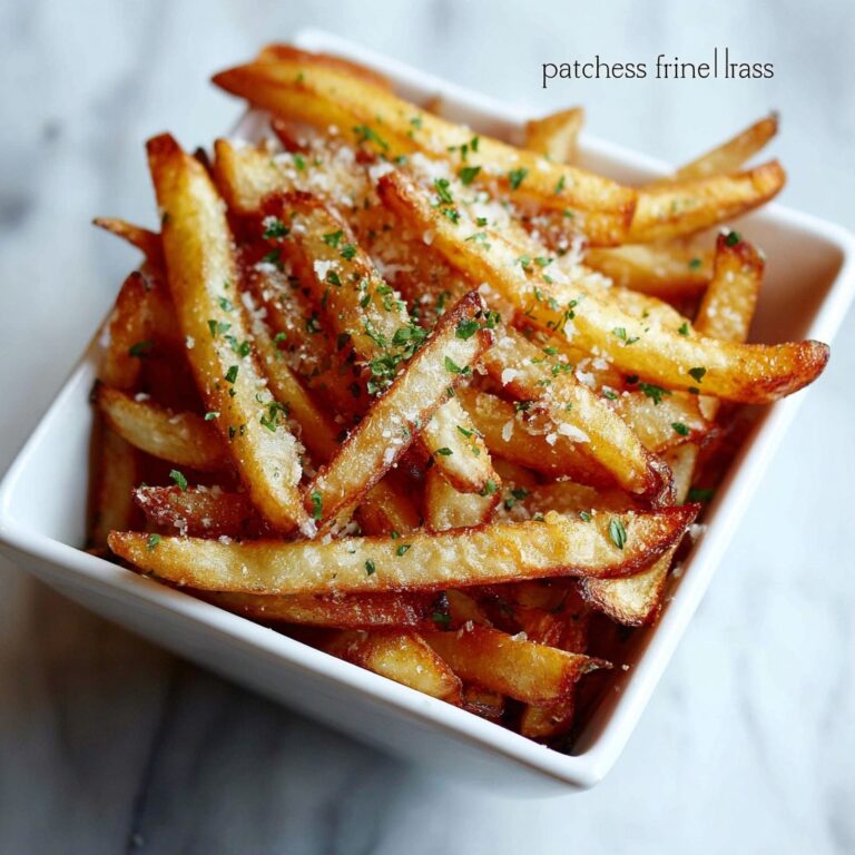 Baked Garlic Parmesan Fries Recipe