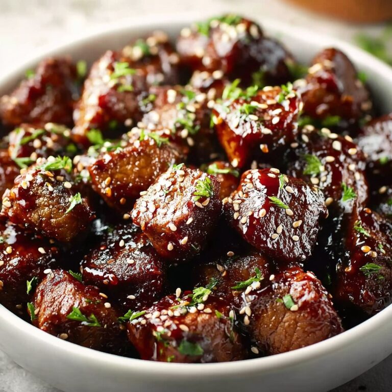 Sweet and Sticky Steak Bites Recipe