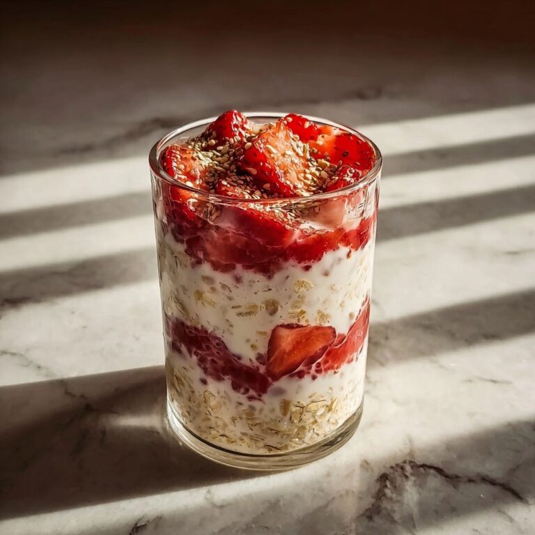 Strawberry Overnight Oats Recipe