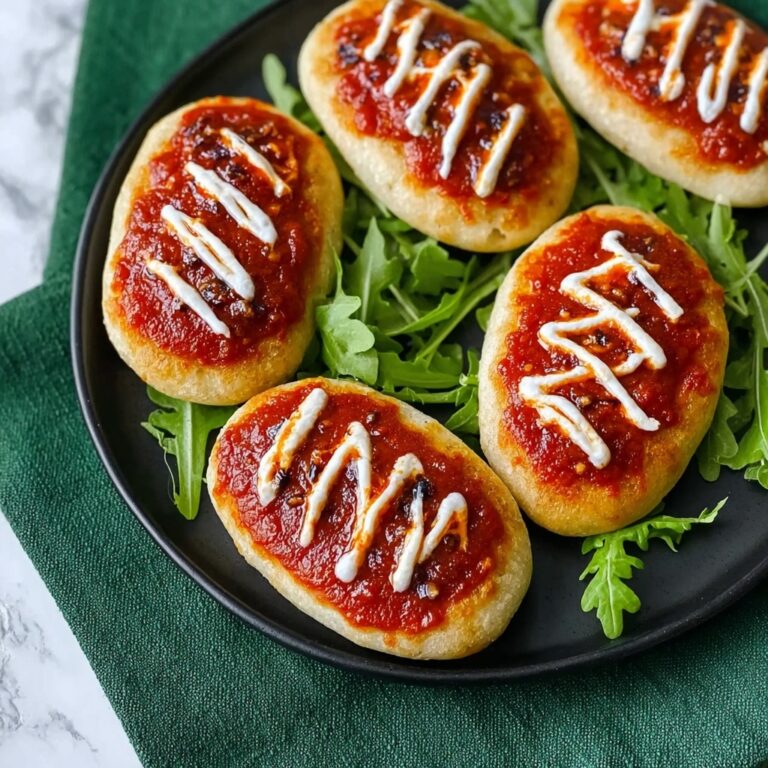 Mini Football Pizzas: A Kid-Friendly Game Day Delight Recipe