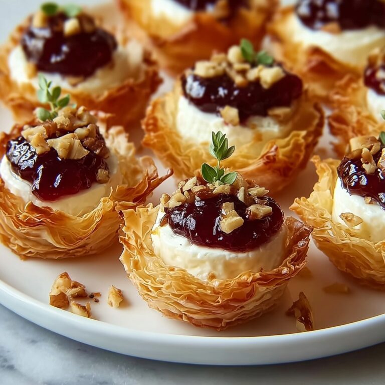 Cranberry Pecan Phyllo Spirals Recipe