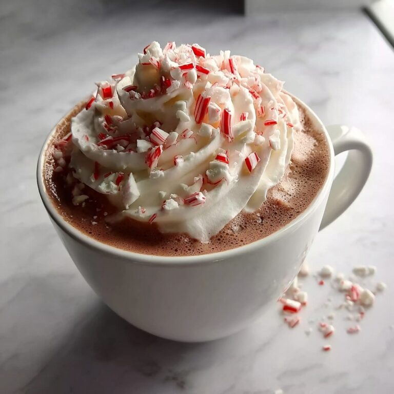 Christmas Peppermint Hot Chocolate Recipe
