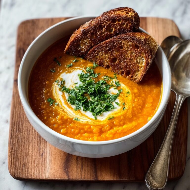 Slow Cooker Creamy Tomato Lentil Soup Recipe