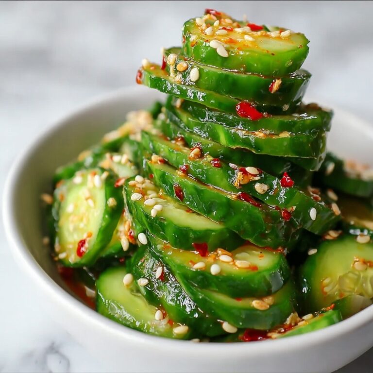 Easy & Quick Spicy Asian Cucumber Salad Recipe