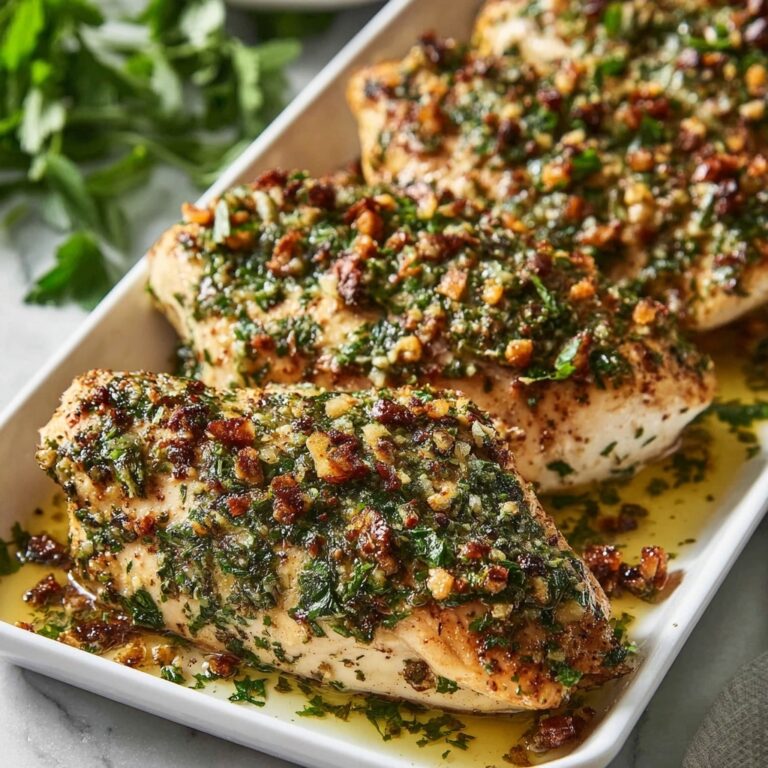 Spinach Herb Baked Chicken Recipe