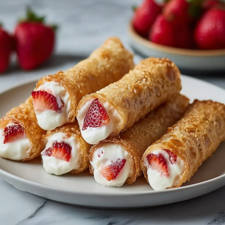 Strawberry Cheesecake Eggroll Bites Recipe
