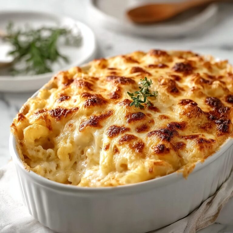 Four-Cheese Baked Macaroni Gratin Recipe