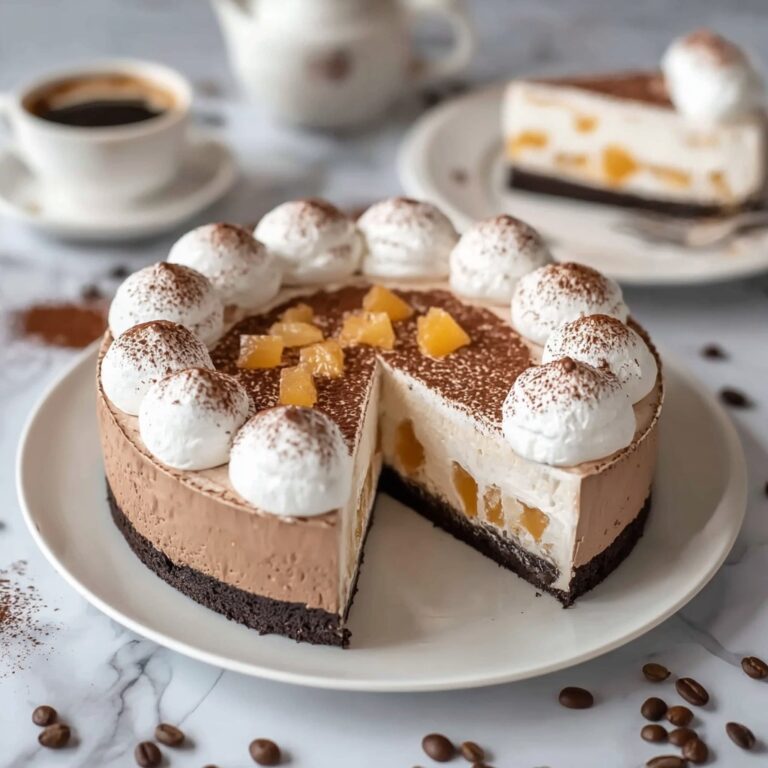 Sumptuous Espresso-Infused Biscuit and Cream Cheese Cake Recipe
