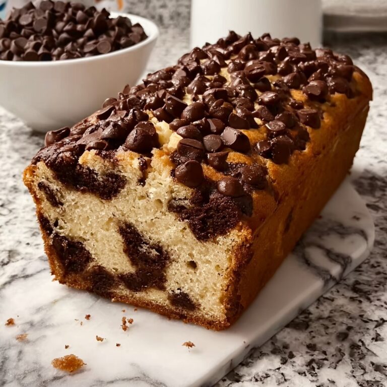 Chocolate Chip Loaf Cake Recipe